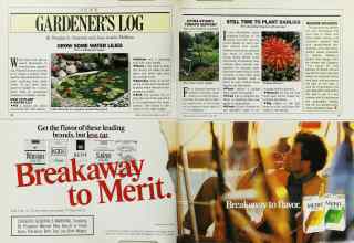 Better Homes & Gardens June 1987 Magazine Article: GARDENER'S LOG