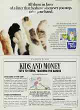 Better Homes & Gardens July 1987 Magazine Article: KIDS AND MONEY
