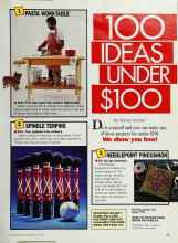 Better Homes & Gardens July 1987 Magazine Article: 100 IDEAS UNDER $100