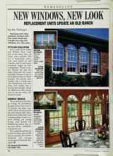 Better Homes & Gardens August 1987 Magazine Article: NEW WINDOWS, NEW LOOK