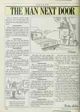 Better Homes & Gardens August 1987 Magazine Article: THE MAN NEXT DOOR