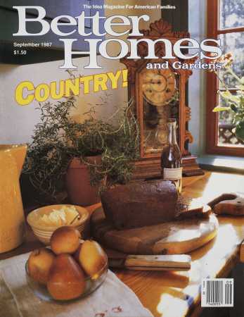 Better Homes & Gardens September 1987 Magazine Cover