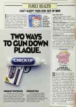 Better Homes & Gardens September 1987 Magazine Article: CAN'T SLEEP? THEN STAY OUT OF BED!