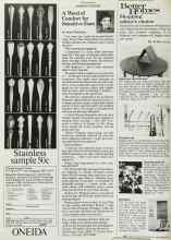 Better Homes & Gardens September 1987 Magazine Article: Shopping editor's choice