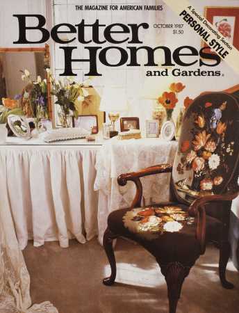 Better Homes & Gardens October 1987 Magazine Cover