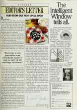 Better Homes & Gardens October 1987 Magazine Article: OUR GOOD OLD NEW COOK BOOK