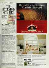 Better Homes & Gardens October 1987 Magazine Article: TOP DECORATORS GIVE TIPS