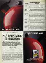 Better Homes & Gardens October 1987 Magazine Article: NEW DISHWASHERS