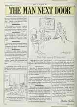 Better Homes & Gardens October 1987 Magazine Article: THE MAN NEXT DOOR