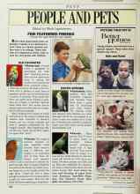 Better Homes & Gardens November 1987 Magazine Article: FINE FEATHERED FRIENDS