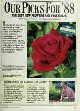 Better Homes & Gardens January 1988 Magazine Article: OUR PICKS FOR '88