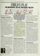 Better Homes & Gardens January 1988 Magazine Article: CHILD'S PLAY