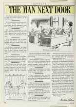 Better Homes & Gardens January 1988 Magazine Article: THE MAN NEXT DOOR