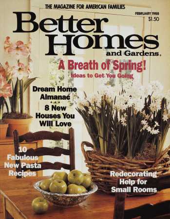 Better Homes & Gardens February 1988 Magazine Cover