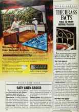 Better Homes & Gardens February 1988 Magazine Article: BATH LINEN BASICS