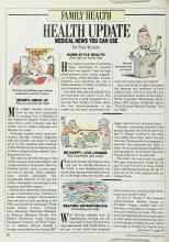 Better Homes & Gardens February 1988 Magazine Article: HOME-STYLE HEALTH