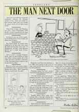 Better Homes & Gardens February 1988 Magazine Article: THE MAN NEXT DOOR