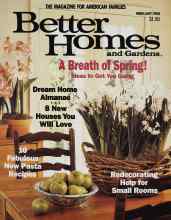 Better Homes & Gardens February 1988 Magazine Cover