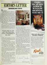 Better Homes & Gardens March 1988 Magazine Article: EDITOR'S LETTER