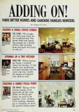 Better Homes & Gardens March 1988 Magazine Article: ADDING ON!