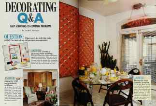 Better Homes & Gardens March 1988 Magazine Article: Q&A
