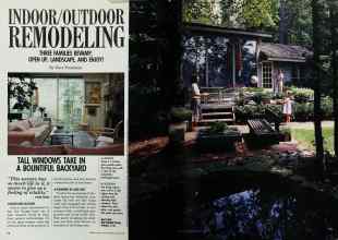 Better Homes & Gardens April 1988 Magazine Article: INDOOR/OUTDOOR REMODELING