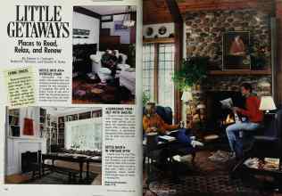 Better Homes & Gardens April 1988 Magazine Article: LITTLE GETAWAYS