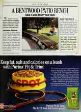Better Homes & Gardens May 1988 Magazine Article: A BENTWOOD PATIO BENCH