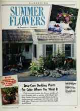 Better Homes & Gardens May 1988 Magazine Article: SUMMER FLOWERS