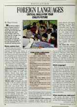 Better Homes & Gardens May 1988 Magazine Article: FOREIGN LANGUAGES