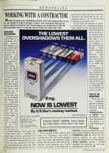 Better Homes & Gardens May 1988 Magazine Article: WORKING WITH A CONTRACTOR