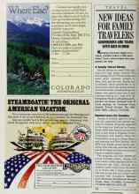 Better Homes & Gardens May 1988 Magazine Article: NEW IDEAS FOR FAMILY TRAVELERS