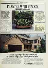 Better Homes & Gardens June 1988 Magazine Article: PLANTER WITH PIZZAZZ