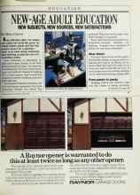 Better Homes & Gardens June 1988 Magazine Article: NEW-AGE ADULT EDUCATION