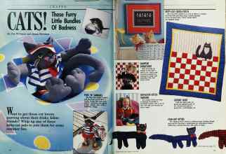 Better Homes & Gardens June 1988 Magazine Article: CATS!