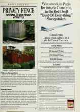 Better Homes & Gardens August 1988 Magazine Article: PRIVACY FENCE