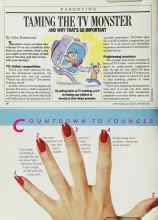 Better Homes & Gardens September 1988 Magazine Article: TAMING THE TV MONSTER
