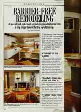 Better Homes & Gardens September 1988 Magazine Article: BARRIER-FREE REMODELING