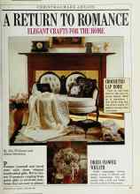 Better Homes & Gardens September 1988 Magazine Article: A RETURN TO ROMANCE
