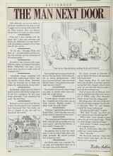 Better Homes & Gardens September 1988 Magazine Article: THE MAN NEXT DOOR