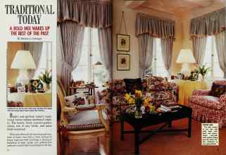 Better Homes & Gardens September 1988 Magazine Article: TRADITIONAL TODAY