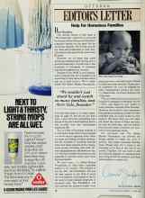 Better Homes & Gardens October 1988 Magazine Article: EDITOR'S LETTER
