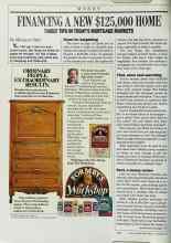 Better Homes & Gardens October 1988 Magazine Article: FINANCING A NEW $125,000 HOME