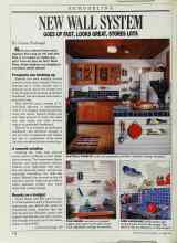 Better Homes & Gardens October 1988 Magazine Article: NEW WALL SYSTEM