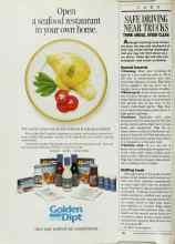 Better Homes & Gardens October 1988 Magazine Article: SAFE DRIVING NEAR TRUCKS