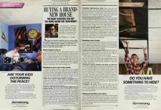 Better Homes & Gardens October 1988 Magazine Article: BUYING A BRAND-NEW HOUSE