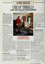 Better Homes & Gardens November 1988 Magazine Article: CHEAP THRILLS
