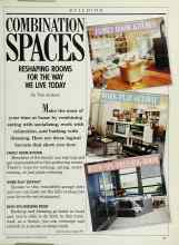 Better Homes & Gardens November 1988 Magazine Article: COMBINATION SPACES