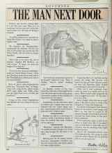 Better Homes & Gardens November 1988 Magazine Article: THE MAN NEXT DOOR