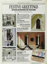 Better Homes & Gardens December 1988 Magazine Article: FESTIVE GREETINGS
